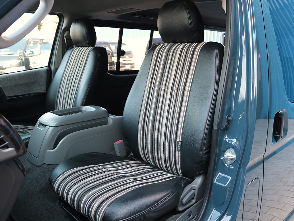 お洒落なシートカバーで、お出かけも楽しくなりますね！