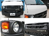 Ｒｅクラシックフェイス！純正のグリルラインを生かしたマットブラックのフェイスデザイン！ＦＬＥＸオリジナルのキュートでクラシカルな丸目ヘッドライト！存在感のあるTOYOTAロゴがワンポイント♪