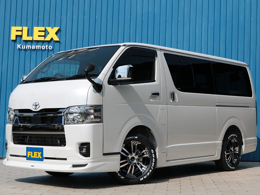 令和６年式！７型スーパーＧＬダークプライムⅡディーゼル２ＷＤ！走行たったの３,８００km！モデリスタエアロを纏った１台をＦＬＥＸ追加カスタム！内外装程度ももちろん良好です！全国販売も大歓迎！