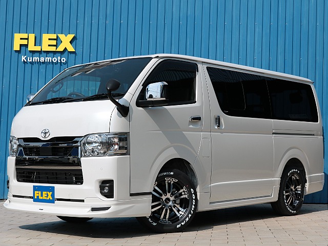 令和６年式！７型スーパーＧＬダークプライムⅡディーゼル２ＷＤ！走行たったの３,８００km！モデリスタエアロを纏った１台をＦＬＥＸ追加カスタム！内外装程度ももちろん良好です！全国販売も大歓迎！