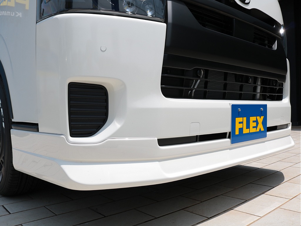 ＦＬＥＸデルフィーノラインフロントスポイラーでスポーティーなスタイルに仕上がりました！