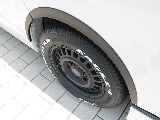 ダウンルックにも効果的かつワイルドなスタイルに仕上がるＦＬＥＸマットブラックオーバーフェンダーも付いております！