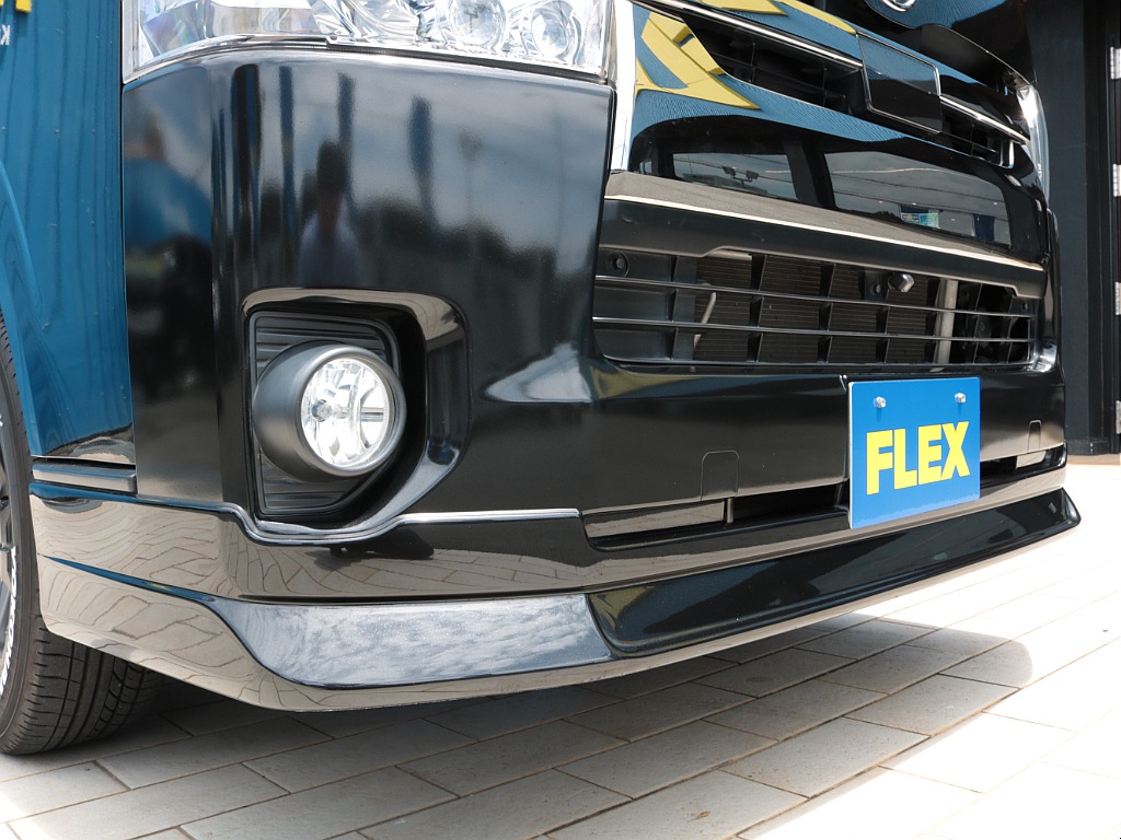 ＦＬＥＸフロントスポイラー！！フェイス周りが引き締まりますね♪