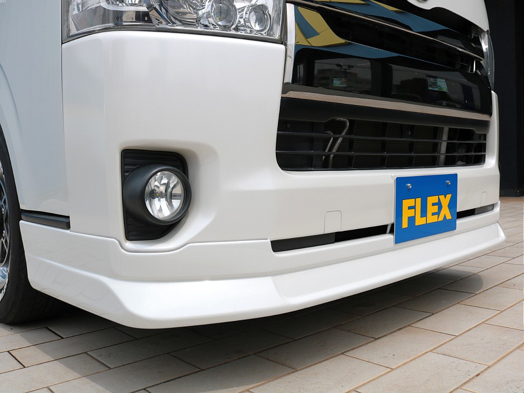 ＦＬＥＸフロントスポイラー！！フェイス周りが引き締まりますね♪