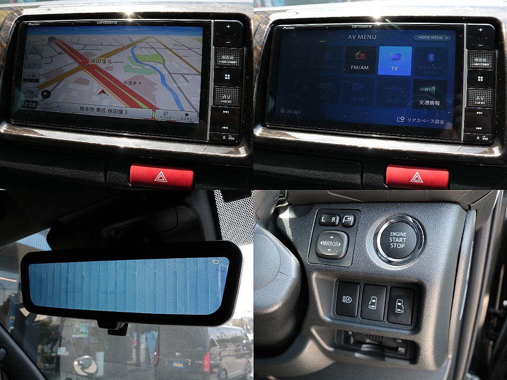 カロッツェリアフルセグナビ！バックカメラ！ＥＴＣも完備！新車時オプションのデジタルインナーミラーや両側パワースライドドアも完備しております♪