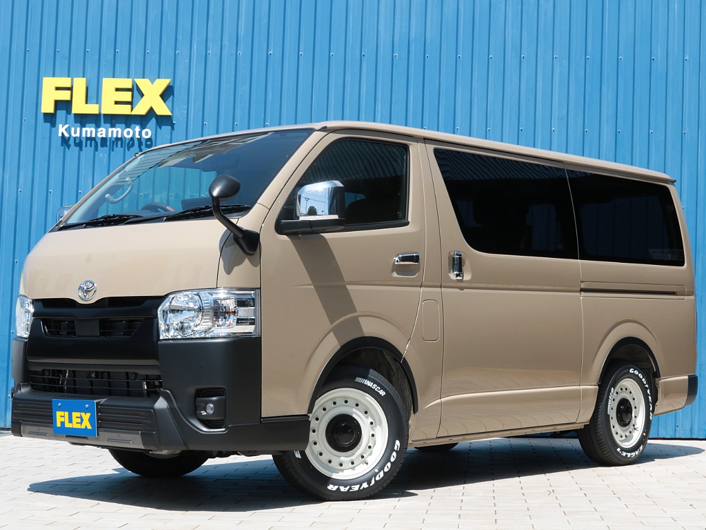 登録済み未使用車！アースカラーパッケージ入庫しました！ベース車両はディーゼル２ＷＤ、両側パワースライドドア付き【ＦＬＥＸベッドキット＆カスタム】内外装人気仕様のカスタムでお届けします！全国販売大歓迎！