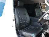 新品ブラックレザー調シートカバーでシートもリフレッシュ！お手入れも楽になりますよ♪