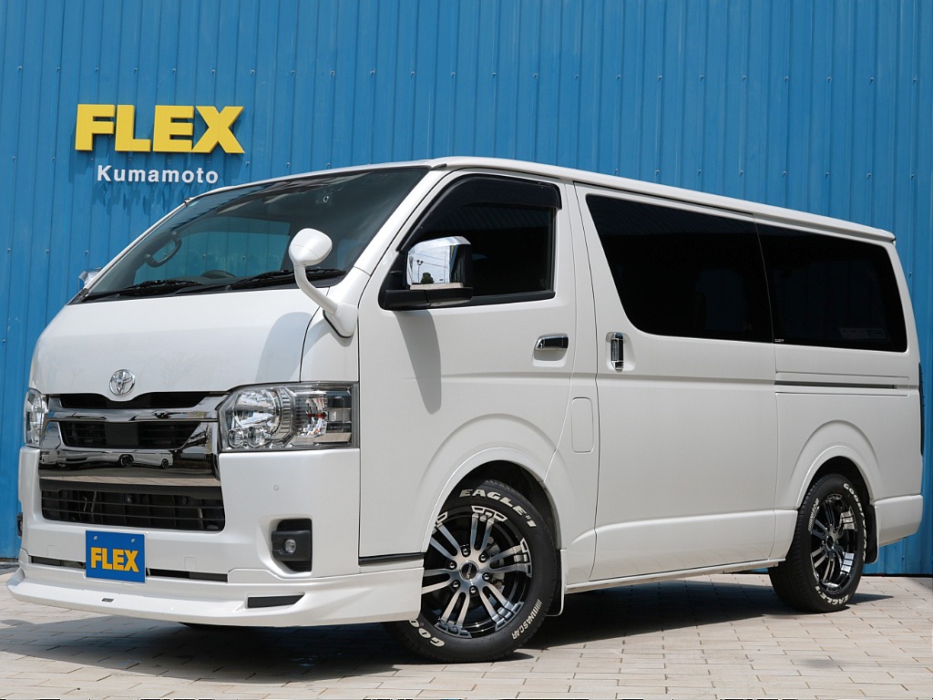 令和５年式！７型スーパーＧＬダークプライムⅡディーゼル２ＷＤ！ＦＬＥＸカスタム！！両側パワースライドドア付き！内外装カスタムが施された１台！新品ベッドキット＆シートカバー！全国販売も大歓迎です！