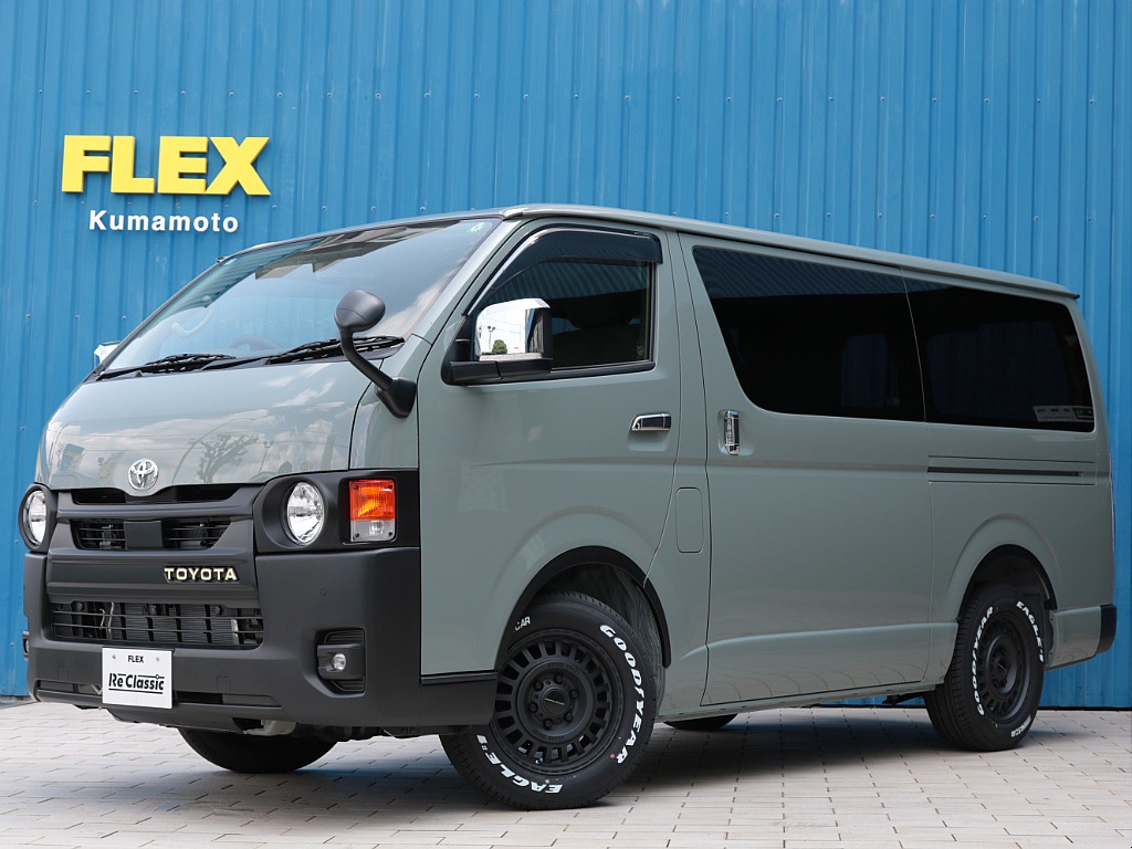 登録済み未使用車！アースカラーパッケージ入庫しました！ベース車両はガソリン２ＷＤ、両側パワースライドドア付き【ＦＬＥＸ　Ｒｅクラシックカスタム】人気仕様のカスタムでお届けします！全国販売大歓迎！