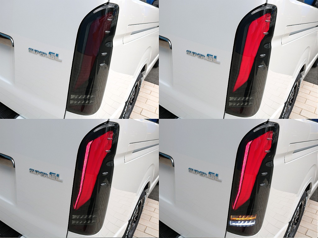 こちらも新品のＦＬＥＸオメガＬＥＤテールランプ(オープニングアクション付き)を装着しました！