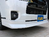 新品ＦＬＥＸフロントスポイラー！！フェイス周りが引き締まりますね♪