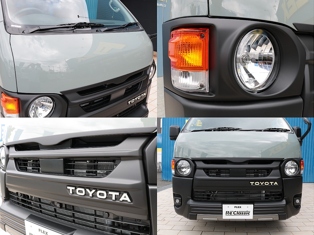 ＦＬＥＸオリジナルのキュートでクラシカルな丸目ヘッドライト！存在感のあるＴＯＹＯＴＡロゴがワンポイント♪