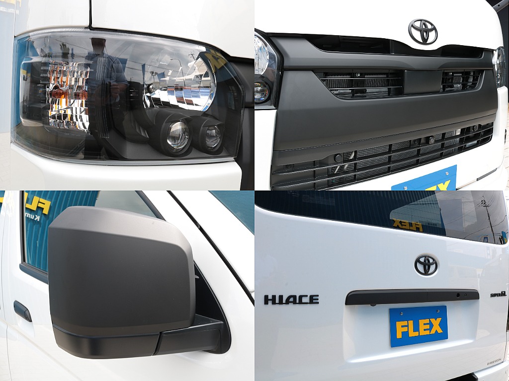 ＦＬＥＸブラックエディションカスタム！ヘッドライトもインナーブラック塗装！エンブレム・メッキパーツもブラックアウトしました！