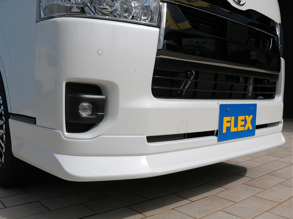 ＦＬＥＸフロントスポイラー！！フェイス周りが引き締まりますね♪