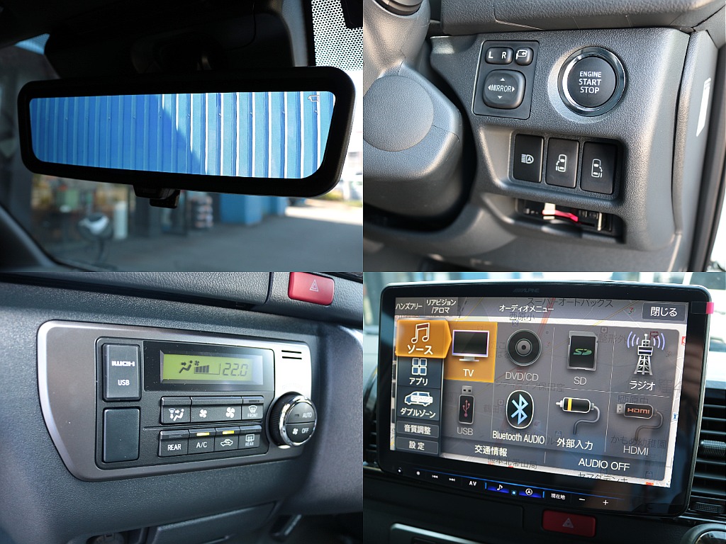 新車時オプションのデジタルインナーミラー！両側パワースライドドア！ＨＤＭＩ＆ＵＳＢポートも完備でスマホミラーリングも可能です♪