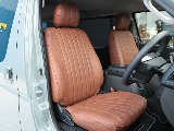 ＦＬＥＸオリジナルクラシックレザー調シートカバー(ブラウン)を装着しました！！