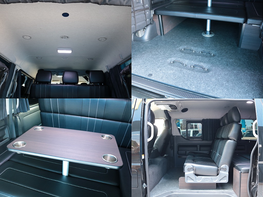 シートは前後にスライド可能！ 対面やフルフラットのシートアレンジが可能です！