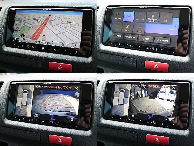 カロッツェリアフルセグナビ!全方位カメラで死角無し!パノラミックビューモニター付き!