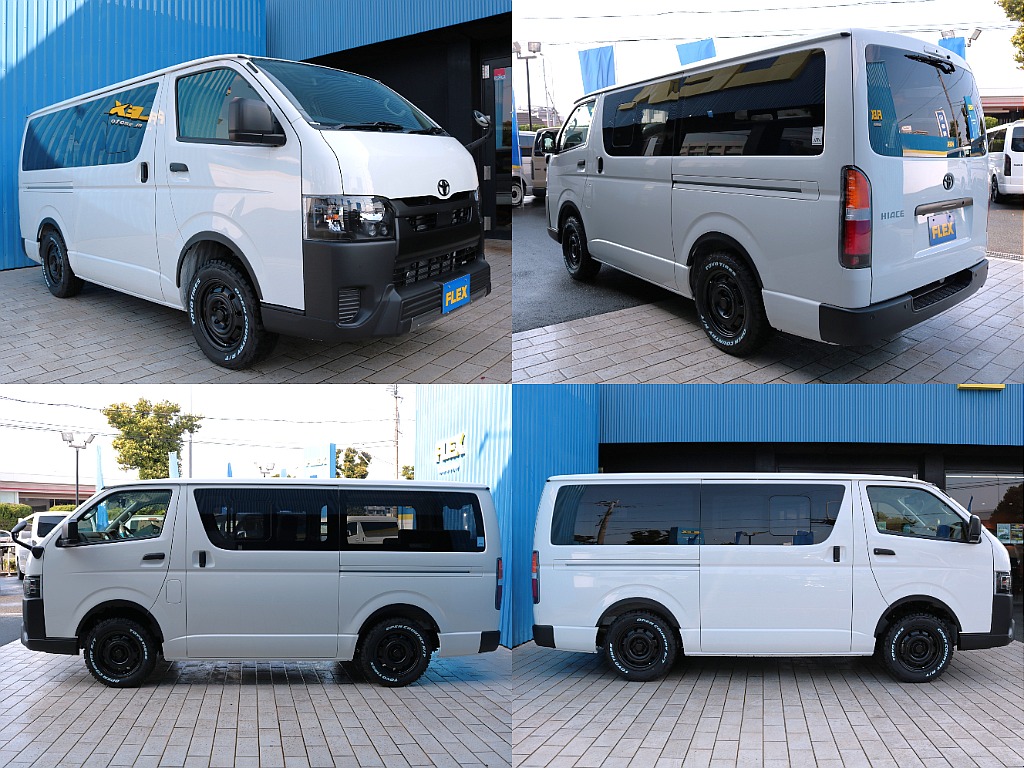 車内はウッド調インテリアで統一！外装はＦＬＥＸブラックエディションでまとめました！