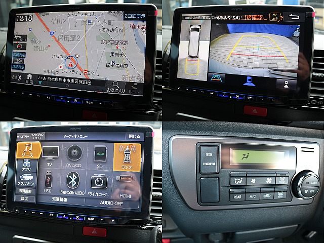 アルパインＮＸ１１インチフローティングナビ！全方位カメラで死角無し！パノラミックビューモニター付きです！ＨＤＭＩ＆ＵＳＢポートも完備でスマホミラーリングも可能です♪