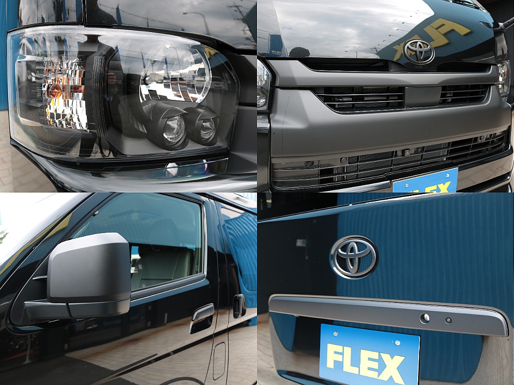 ＦＬＥＸブラックエディションカスタム！ヘッドライトもインナーブラック塗装！エンブレム・メッキパーツもブラックアウトしました！