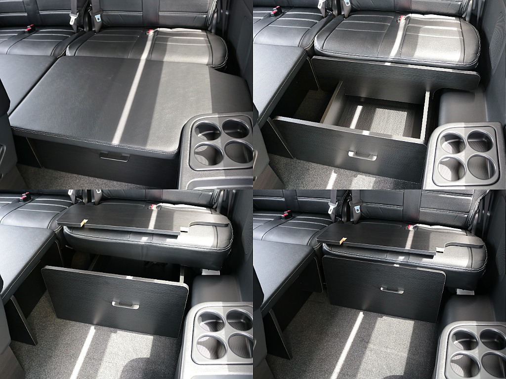 ベッドマットの土台部分は収納スペースとしても活用することができます♪かさばりやすいキャンプ用品などを入れることができます！