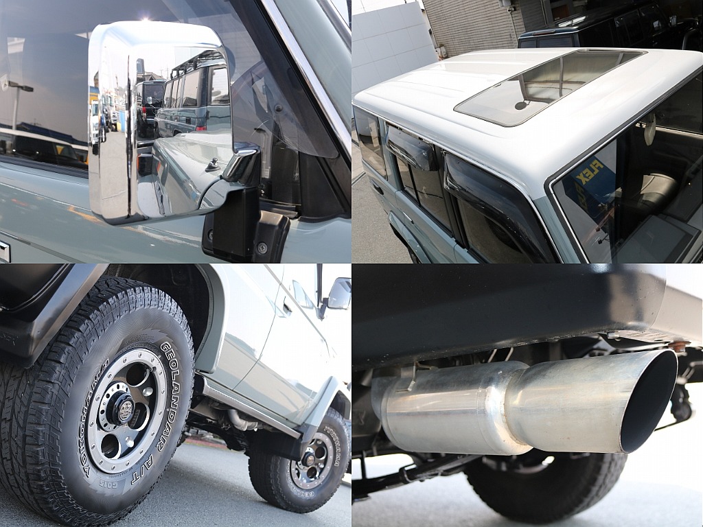 サンルーフやメッキミラーカバー付き！