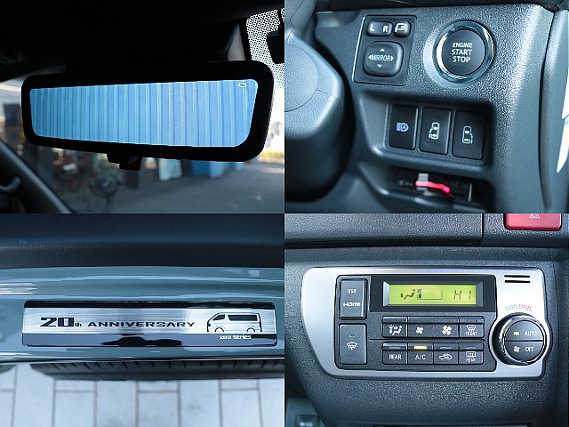 新車時オプションのデジタルインナーミラー、両側パワースライドドア、20周年記念スカッフプレート、寒冷地仕様付きの１台！