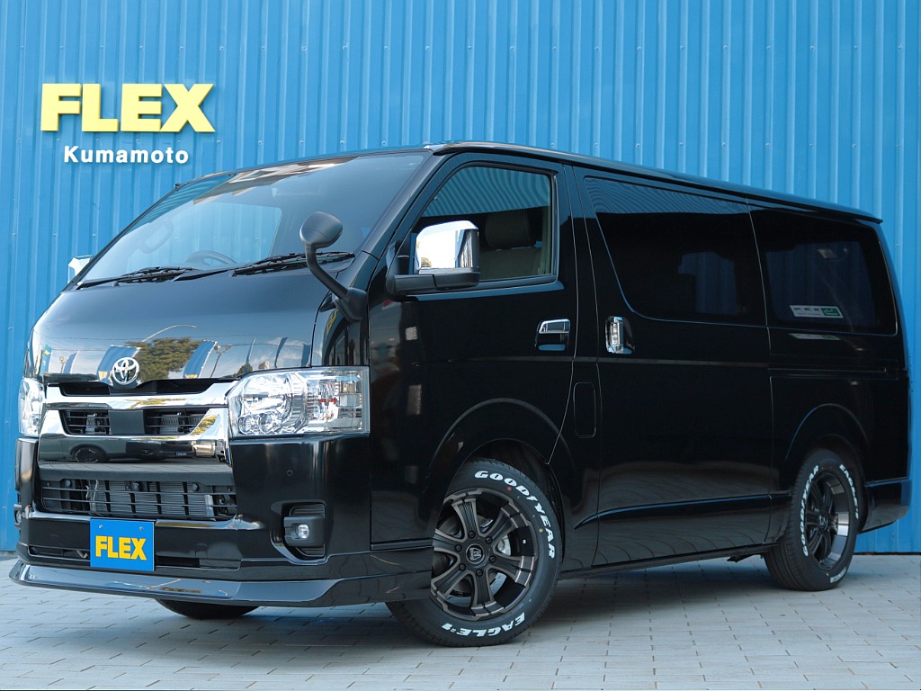 新車！ダークプライムガソリン２ＷＤ！両側パワースライドドア付き！【ＦＬＥＸベッドキット＆カスタムパッケージ】内外装人気仕様のカスタムでお届けします！全国販売大歓迎です！