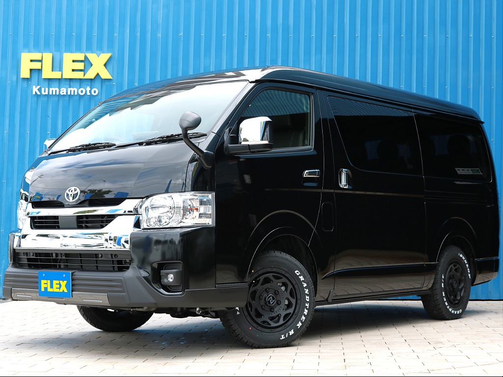 新車！フレックスＺＥＲＯワゴンベッド＆床張り施工＆アルパイン大画面ナビ・12.8インチフリップダウンモニター付きパッケージ！豪華装備を投入！！全国販売大歓迎です！！内外装カスタムを施しました♪