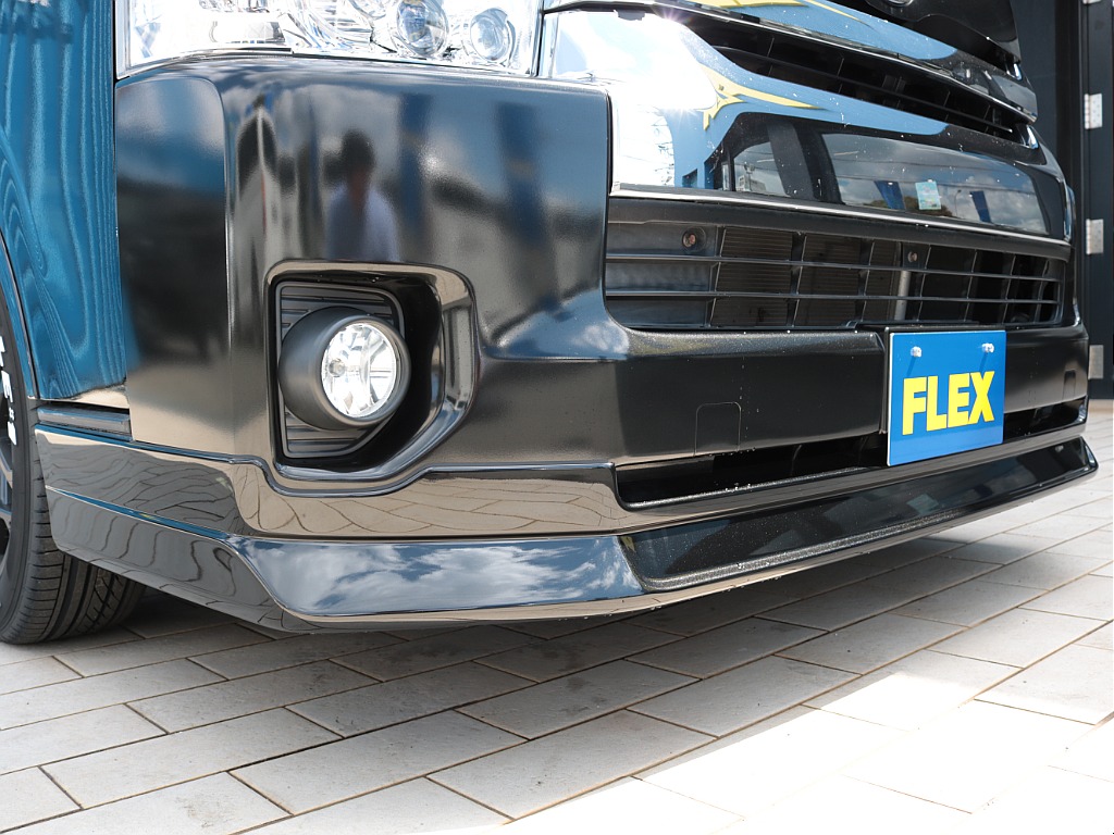 新品のＦＬＥＸフロントスポイラー装着しました！