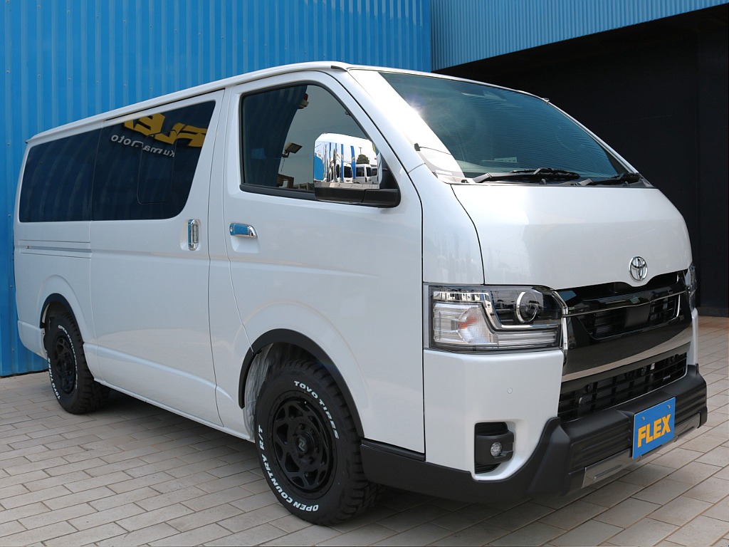 新車！９型ハイエースバンダークプライムⅡディーゼル２ＷＤ！お問い合わせは熊本店まで！→LINE ID:@911rzfld　TEL:096-386-6039　mail:kumamoto@flex.jp