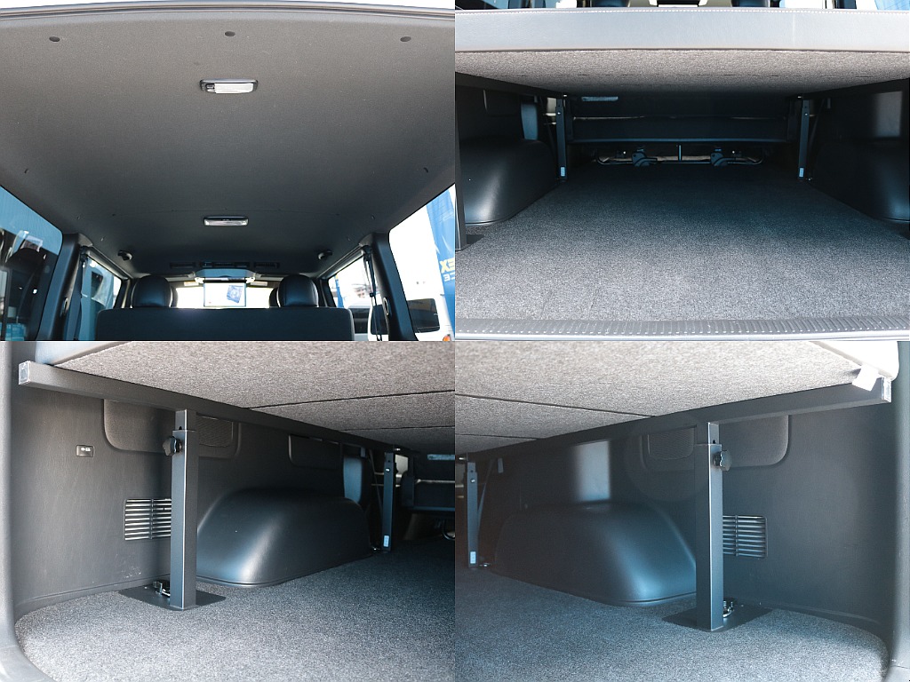 室内の程度も良好です！ベッドキット下にもたくさん荷物が積み込めますよ♪