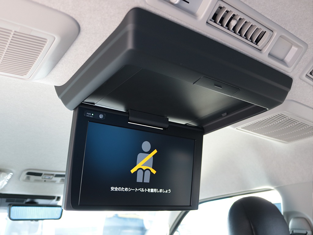 トヨタ純正１２．１インチフリップダウンモニター！