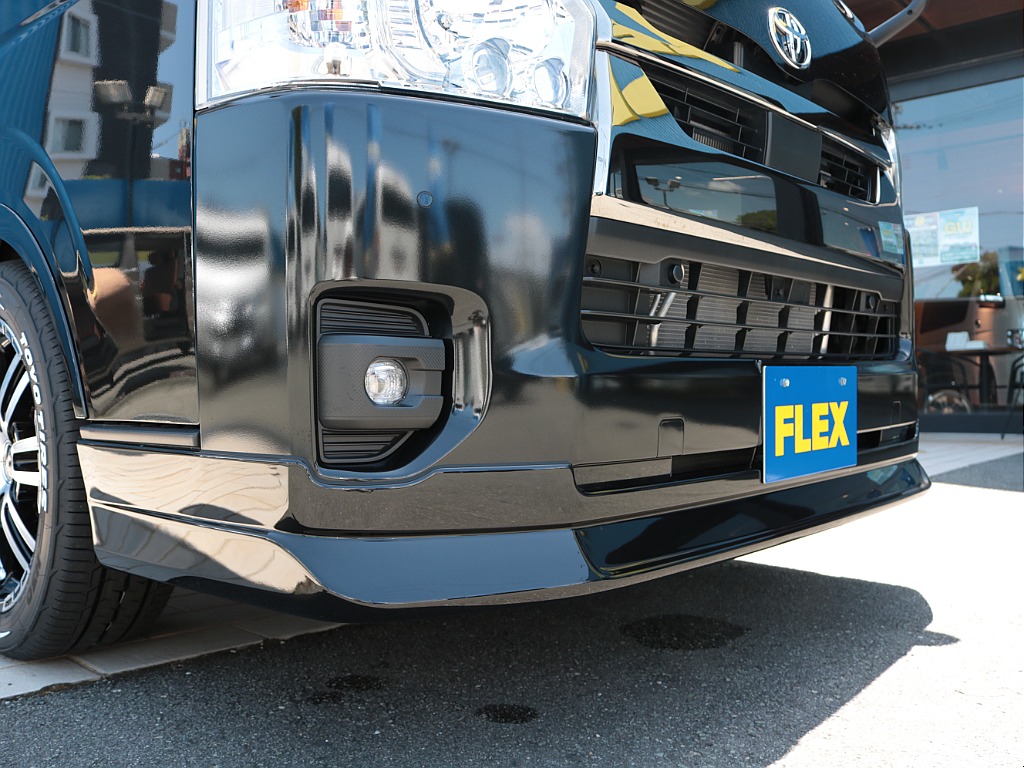 ＦＬＥＸフロントスポイラー装着しました！