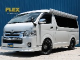 ワゴン10人乗り【ＦＬＥＸシートアレンジＲ１】玉数少ない中古シートアレンジ車両！テーブル＆ベッドキット！フィアマサイドオーニング付き！内外装豪華装備の１台です♪全国販売大歓迎！