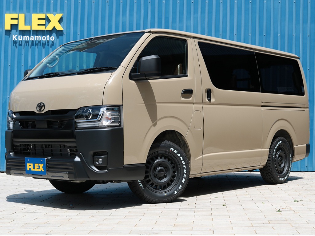 新車！アースカラーパッケージベージュ！ガソリン２ＷＤ両側パワースライドドア！【ＦＬＥＸ４ナンバーシートアレンジ Ver4 by KNOT RECORDS】内外装ＦＬＥＸフルカスタム！【全国納車可能】