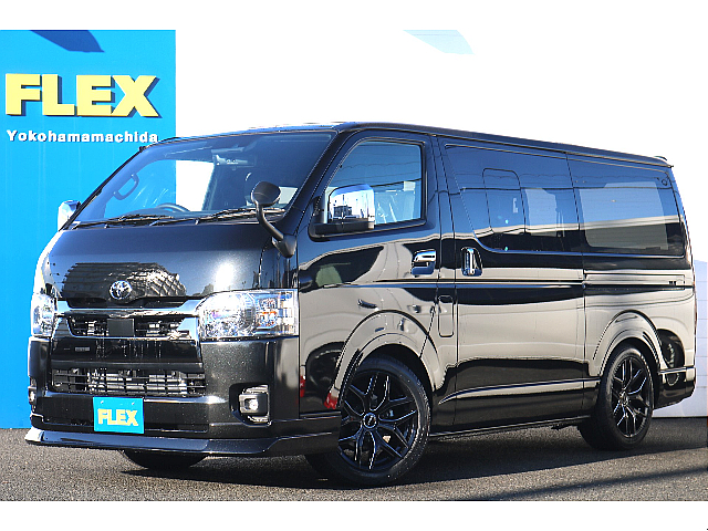 新車2WD・DT☆ハイエースＶ　Ｓ-GL　ダークプライムⅡ　ライトカスタムPKG お仕事でもレジャーでも！全国納車可能☆