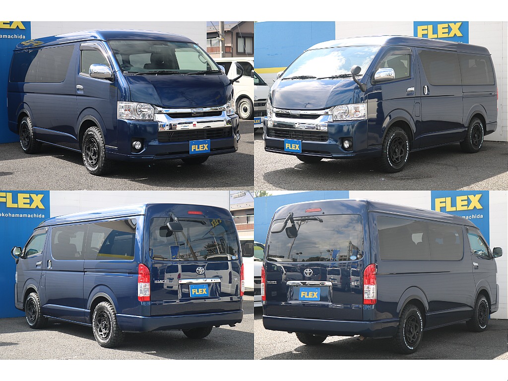 トヨタ ハイエース ワゴン2.7GLロング ミドルルーフ 4WD スタンダードシート バッドフェイス オフロード仕様 エアロ 神奈川県の詳細画像 その12