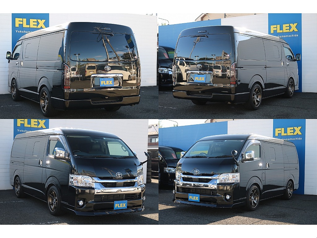 トヨタ ハイエースバン 5ドアバン2.8DT スーパーGLワイドロング KBレーシング エアロ ナビ シートカバー 神奈川県の詳細画像 その12