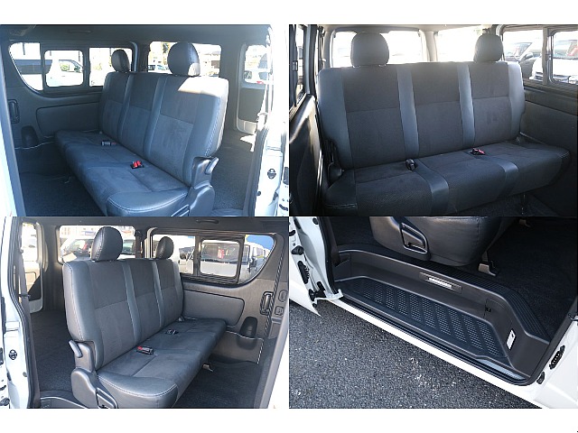 厚みがあり座り心地のいい二列目シート♪