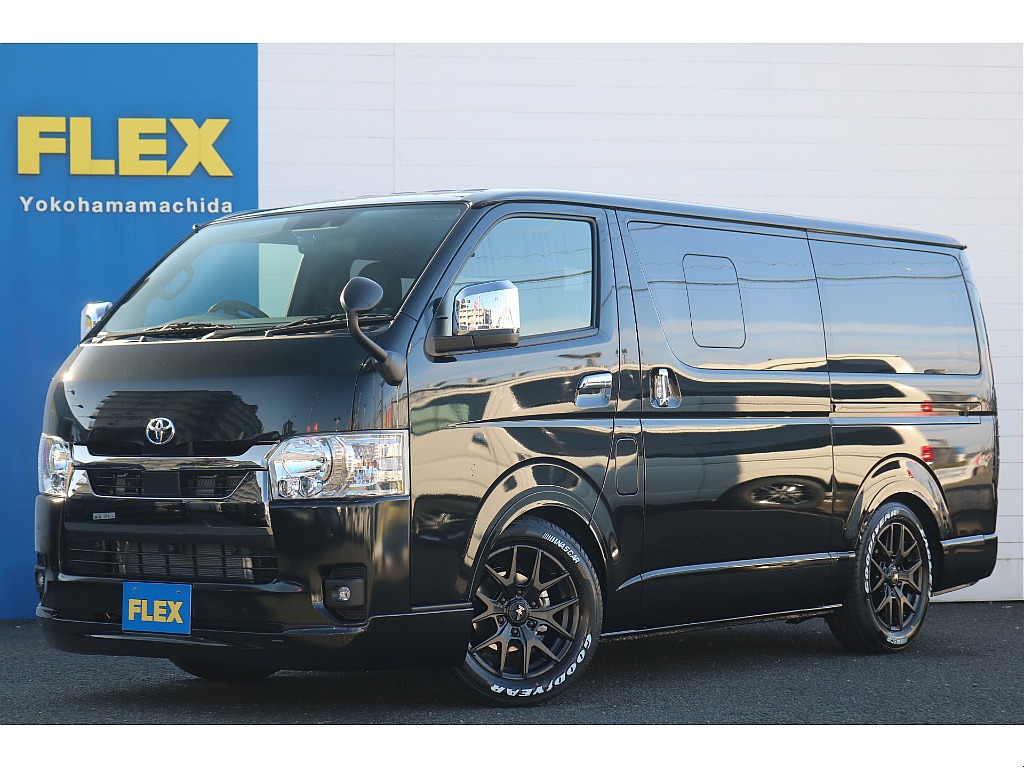 トヨタ&nbsp;ハイエースバン&nbsp;5D2.0スーパーGLダークプライムⅡロング&nbsp;パーキングサポート PS無&nbsp;神奈川県