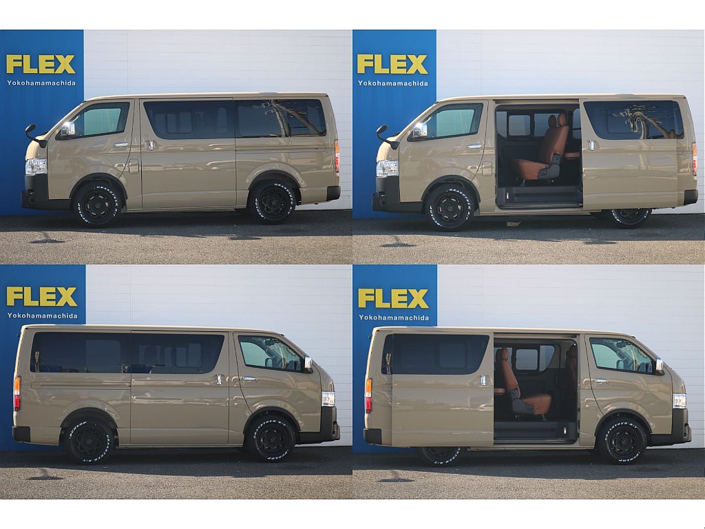 間口の広いスライドドアで乗り降り楽々♪