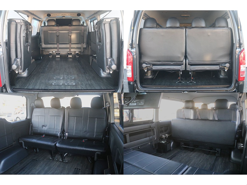 4列目は跳ね上げ可能◎荷物もたくさん積めます！