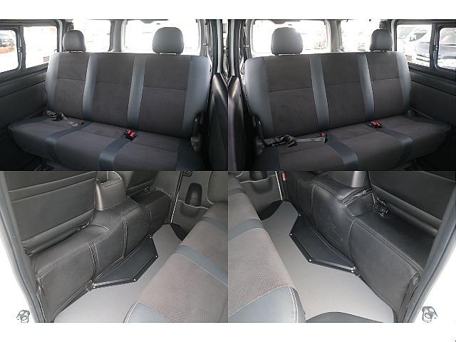 厚みがあり座り心地のいい二列目シート♪ エンジンフードカバーもついてます！