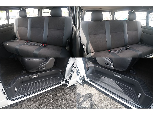 厚みがあり座り心地のいい二列目シート♪
