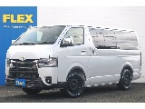 9型　ハイエースバン　ダークプライムⅡ　2WD・ガソリンが入庫しました！ 外装はライトカスタムで仕上げ 内装はフローリング施工済みの内装施工です！