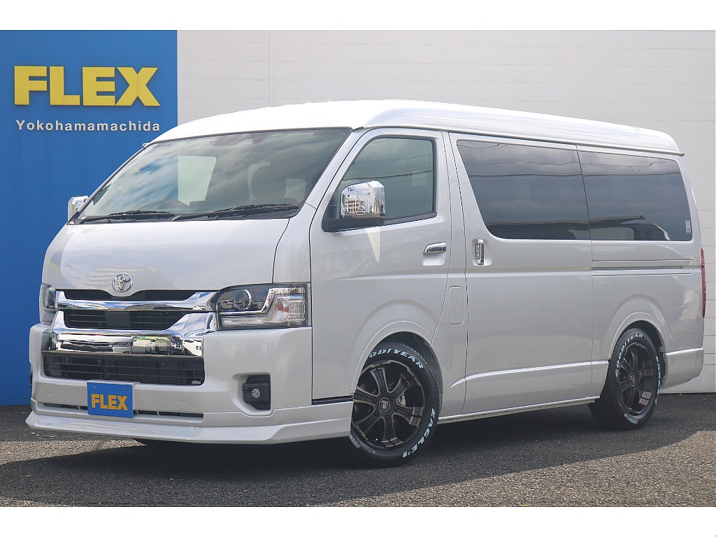 トヨタ&nbsp;ハイエース&nbsp;ワゴン2.7GLロング ミドルルーフ&nbsp;necross フローリング&nbsp;神奈川県