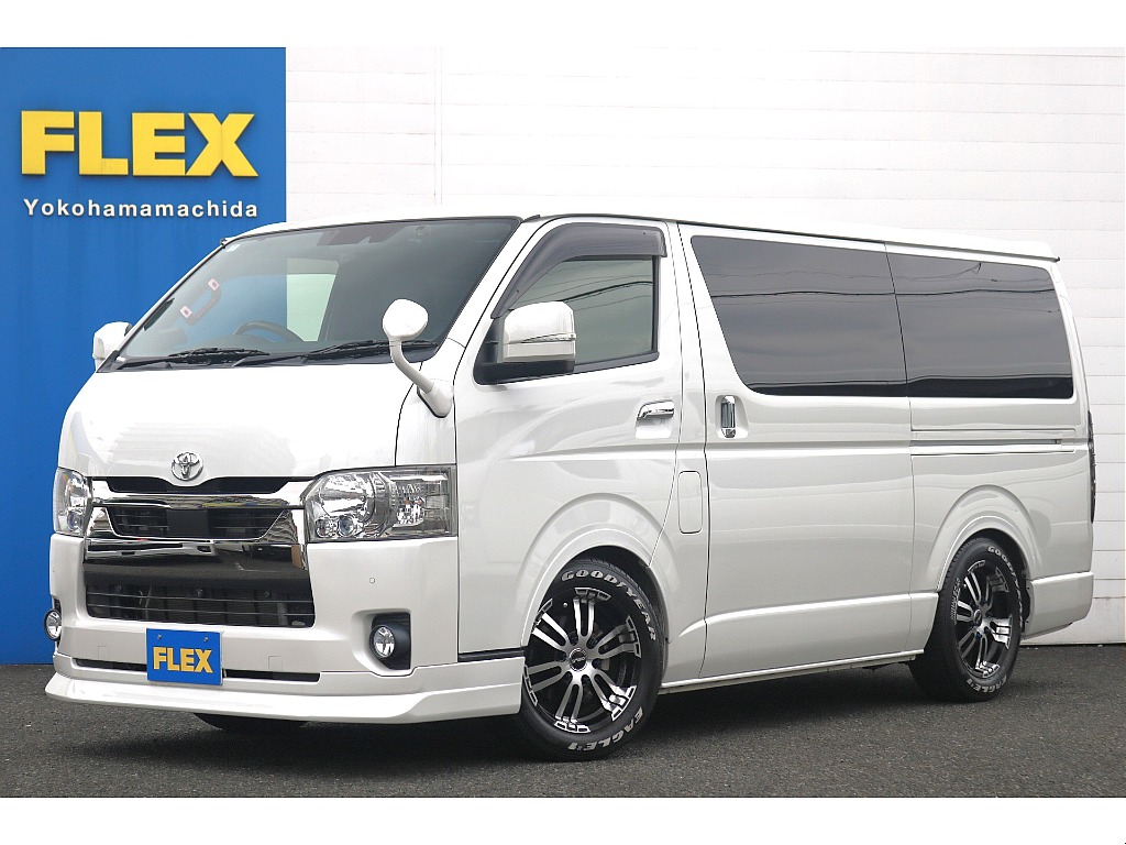 トヨタ&nbsp;ハイエースバン&nbsp;5D2.0スーパーGLダークプライムⅡロング&nbsp;BIGX ベッドキット&nbsp;神奈川県