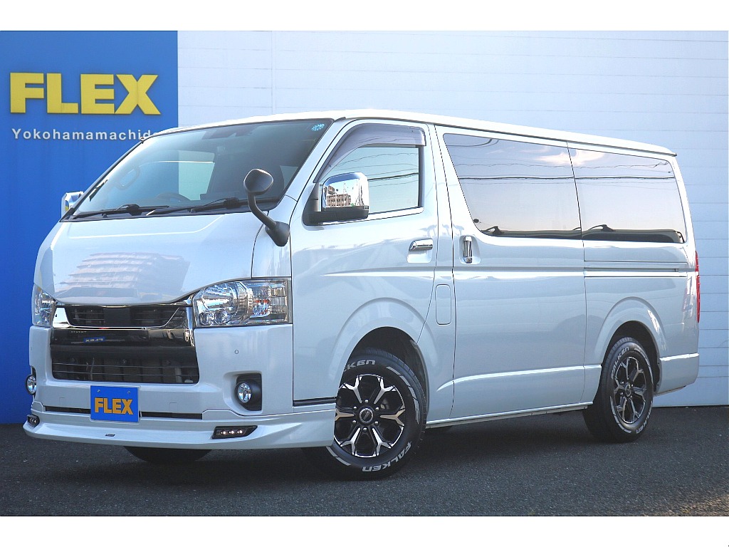 トヨタ&nbsp;ハイエースバン&nbsp;5D2.0スーパーGLダークプライムⅡロング&nbsp;純正エアロ ベッドキット&nbsp;神奈川県